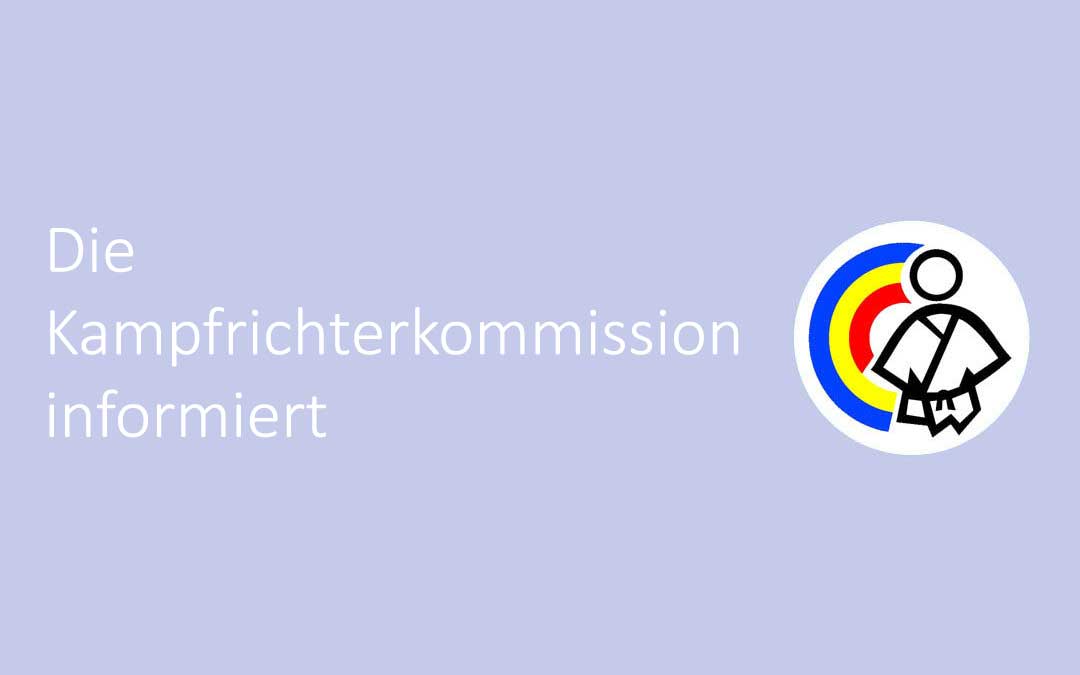 Coronavirus – Empfehlungen für Kampfrichter