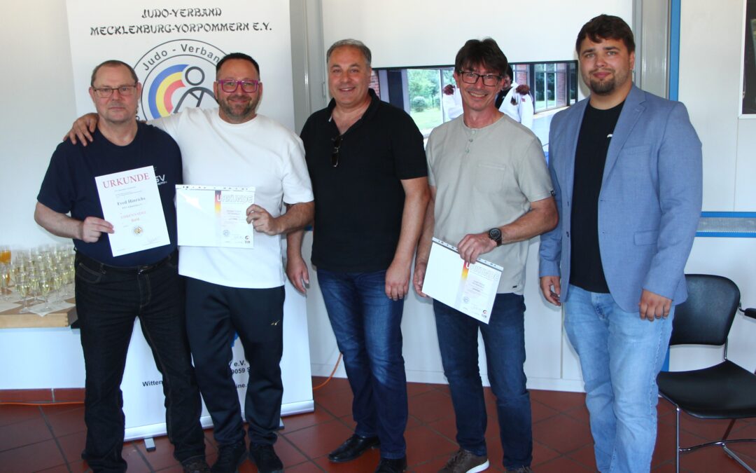 Der Judo-Verband zeichnet verdienstvolle Funktionäre aus